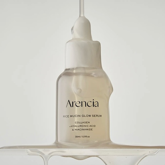 Arencia Rice Mucin Glow Face Serum, Glowing & Hydrating Facial Skincare Serum - Picture 4 of 10